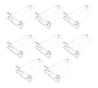 Alipis Clips De Sujeción Transparentes para Persianas 1 Pulgada, Soporte Plástico Duradero, Accesorios para Persianas Horizontales, Repuestos para Ventanas, Pack De 8 Unidades, Uso Doméstico