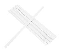 Alipis Clips de Varilla de Tracción Transparentes para Carpetas A4 10 Unidades Barras de Fijación Deslizantes de Plástico Blanco para Organización de Documentos Escolares y Oficina