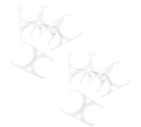 Alipis Clips Dobles para Filtros de Agua, 10 Piezas de Plástico para Fijación en Cartuchos de Filtro, Aptos para Sistemas de Filtrado Domésticos y Acuarios