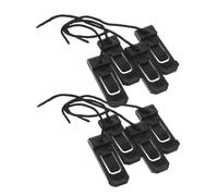 Alipis Clips para Quillas de Paddleboard 8 Piezas Conector de Hebilla para Aleta de Tabla de Surf Separador de Agua para Sup Soporte Ajustable para Deportes Acuáticos y Viajes