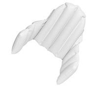 Alipis Cojín Inflable para Silla Infantil de PVC, Soporte Portátil Blanco | Válvula de Aire, Uso en Viaje y Picnic, Compatible Sillas Infantiles y Cochecitos