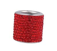 Alipis Collar de Cabezal con Aro de Asiento de Decoración Interior Rojo Accesorio Creativo Vehículo