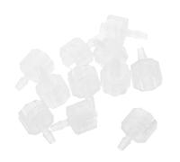 Alipis Conector de Manguera Bioquímica de Polipropileno Pp con Espiga para Tubo, 10 Unidades, Resistente al Clima y Flujo Optimizado para Equipos de Laboratorio y Acuarios