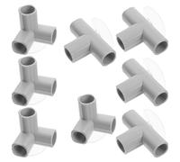 Alipis Conectores de Parque Infantil 3 Vías 8 Piezas Ventosas, Accesorios de Plástico para Cercado Interior de Juegos Infantiles, Repuestos Seguros para Área de Juego Ñiño