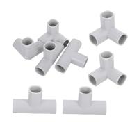 Alipis Conectores Forma De t y Triangulares para Puertas De Seguridad Bebés, 8 Piezas, Plástico Resistente, Montaje Sin Herramientas, Accesorios para Parques Infantiles y Vallas De Protección