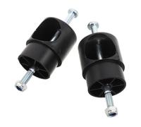 Alipis Conectores para Silla Reclinable y Plegable 2 Juegos Conjunto de 2 Resistentes al Clima, de Plástico Negro con Orificio para Tornillo, Fácil Montaje y Compacto