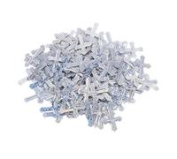 Alipis Confeti de Mesa Forma de Cruz Plateada, 90g de Fragmentos Metálicos para Decoración Religiosa, Bautizos, Comuniones y Bodas, Adornos de Confeti para Fiesta Cristiana