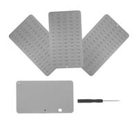 Alipis Copia de Seguridad Criptográfica Placa de Acero Inoxidable Almacenamiento Seguro Fuera de Línea para Frase Clave de 24 Palabras Herramienta de Seguridad para Semillas