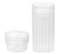 Alipis Coplin - Soporte para tarros de tinción deslizante, juego de 5 piezas de plástico, recipientes deslizantes de microscopio de laboratorio para experimentos de histología, biología y tinción