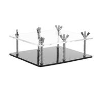 Alipis Corrector De Doblado De Tarjetas Deportivas Juego, Aplanador Portátil De Plástico Negro, Restaurador Compacto De Colecciones, Herramienta Para Corregir Doblez Casa y Viaje