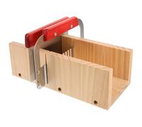Alipis Cortador de Jabón de Pino Doble Ranura Herramienta para Hacer Jabón Casero Molde y Cortador Manual de Madera y Acero Inoxidable Útil para Elaboración