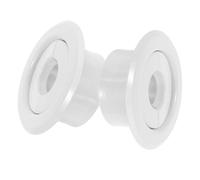 Alipis Cubierta Decorativa de Acero Inoxidable 2 Piezas para Rociador contra Incendios Blanco Acabado Moderno para Techos Residenciales y Áreas Públicas