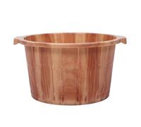 Alipis Cubo de madera para lavabo de pies con masajeador incorporado, barril de acupresión y pedicura, herramienta de masaje para baños, spas, oficinas y uso doméstico.