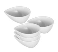 Alipis Cuencos Pequeños para Salsa 5 Piezas, Platos para Condimentos de 10x7,5 Cm, Aptos para Hotel y Restaurante, Ideales para Salsas, Mostaza y Vinagre en Cocina y Mesa