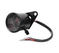 Alipis Cuentakilómetros de Motocicleta Modificado con Indicador de Señal de Velocímetro y Odómetro Alta Precisión y Metálicos para Entusiastas Modificación de Motos