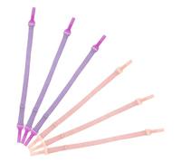 Alipis Cuerdas para Gafas Mujer 6 Piezas Antideslizantes Ajustables para Colgar Gafas de Sol y Graduadas, Cordón Portátil Resistente Protección para Patillas, Colores Morado y Rosa