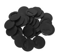 Alipis Cuñas Niveladoras Reutilizables para Muebles, Calzas de Mesa de Goma Negra, Juego de 30 Piezas para Nivelar y Estabilizar Mesas y Escritorios en Suelos Irregulares