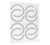 Alipis de Calcomanías Autoadhesivas Fácil de Instalar 8 Piezas Papel Decorativo Diseño Único y para Orificio de de Guitarra Acústica para
