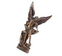 Alipis Decoración De Escritorio Angel San Miguel Estatua De Ángel Resina Adorno Religioso