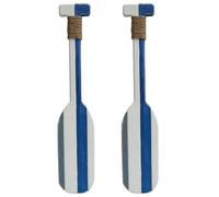 Alipis Decoración De Mediterránea Juego De Adornos De Madera para Pared Sala Dormitorio Estudio Estilo Náutico 50X10 Piezas