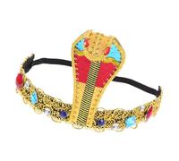 Alipis decoración de pelo de estilo egipcio accesorios disfraz egipcia complementos disfraz egipcia diadema de medusa tocado de serpiente broche de pelo de fiesta tocado de fiesta Paño