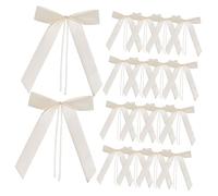 Alipis Decorativos de Coche de Boda 60 Piezas Cinta de Poliéster Reutilizable Decoración para Espejos y Manijas de Puertas Accesorios de Boda para Fiestas y Manualidades