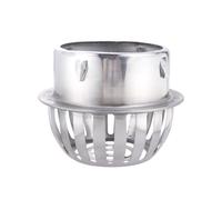 Alipis Desagüe de Suelo Metálico Redondo 110 Mm para Balcón, Acero Inoxidable 304 Antibloqueo, Gran Capacidad de Drenaje, Rejilla Sumidero Resistente para Exteriores y Patios