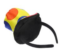 Alipis Diadema de Sombrero de Payaso para Fiesta y Cosplay, Accesorio Creativo de Plástico y Tela, Cómoda No se Cae, Adecuado para Carnavales y Halloween
