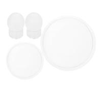 Alipis Diafragma de Estetoscopio de Repuesto para Adultos, Accesorios Médicos de Silicona Funda Blanca, Kit de Recambios para Auscultación Profesional y Pediátrica