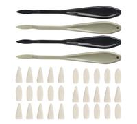 Alipis Difuminador para Dibujo Esponja Abs y Esponja Flexible, Herramienta para Sombrear y Mejorar Habilidades Artísticas, Adecuado para Estudiantes y Principiantes en Bocetos