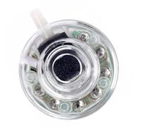 Alipis Difusor de Burbujas para Acuario LED USB y Luz Cambiante