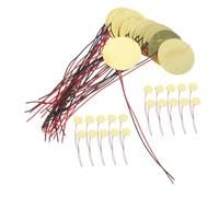 Alipis Discos Piezoeléctricos de Cobre Accesorios Duraderos y Fáciles de Instalar 40 para para Guitarra Acústica Ideales para Captadores y Triggers de Batería