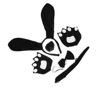 Alipis Disfraces para Mujeres con Diadema Flexible de Orejas de Perro Nariz Cómoda Divertida y Guantes sin Dedos Accesorios para Fiestas y Eventos de Disfraces