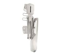 Alipis Encuadernadora para Máquina de Coser Industrial Accesorio de Acero Inoxidable Doble Pliegue Ángulo 22 CM Herramienta de Encuadernación Overlock para Costura y Acolchado