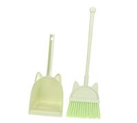 Alipis Escoba y Recogedor Infantil Herramientas de Limpieza para Fomentar Responsabilidad y Habilidades Juguete Educativo de Limpieza Color Verde