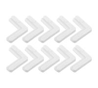 Alipis Escuadras para Marcos de Mosquiteras 90 Grados Soporte Angular de Plástico Blanco 10 Unidades para Reparación y Refuerzo de Esquinas en Ventanas Mosquitera Accesorios