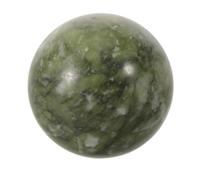 Alipis Esfera de Cristal Natural de Jade Verde Feng Shui 4-5 Cm, Adorno Decorativo para Escritorio y Sala de Estar, Esfera Redonda de Piedra Pulida para Energías Positivas y Riqueza