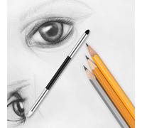 Alipis Esponjas de Mezcla Doble Punta Lavables para Bocetos Herramienta de Detallado y Difuminado para Artistas Borradores Reutilizables para Realzar Sombras y Luz Dibujo