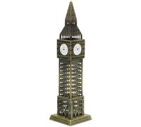 Alipis Estatua del Big Ben Estatua De Metal De Inglaterra Escultura del Big Ben De Londres Monumentos De Londres Figuras Coleccionables Modelo De Arquitectura para Turismo Decoración De
