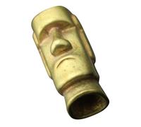 Alipis Estatuilla Isla De Pascua y Cuentas Espaciadoras para Hacer Pulseras y Joyería DIY Adornos Antiguos para Manualidades