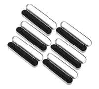 Alipis Estuche de Hojalata Rectangular Plateado Forro Interior Organizador Multifuncional para Lápices y Bolígrafos Set de 6 Piezas Resistente al Desgaste Adecuado para Uso Escolar y