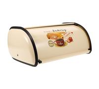 Alipis Estuche De Metal Para Pan Panera Paneras Gran Capacidad Contenedor Alto Para Guardar Pan Rosa Vintage Tapas De Lata Hierro Dorado