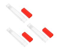 Alipis Estuche para Termómetro 3 Unidades Tubo de Almacenamiento Transparente de Plástico Portátil Caja para Aguja y Termómetro Soporte Reutilizable para Guardar y Proteger