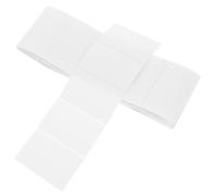 Alipis Etiquetas Adhesivas Blancas 80X50 MM Esquinas Redondeadas Papel Cobre Grueso 100 Unidades Autoadhesivas para Nombres y Direcciones Ideales para Oficina Envíos y Etiquetado