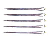 Alipis Extensiones de Cabello Purpurina Holográfica 750 Piezas 5 Paquetes 120 Cm Oropel Brillante para Fiesta y Uso Diario Accesorios Cabello