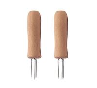 Alipis Extensor para Rollo de Moxa de Acero Inoxidable Mango Sólido, 2 Piezas para Uso Completo en Terapia de Moxibustión y Mesoterapia