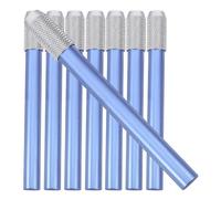 Alipis Extensores de Lápiz Metálicos Reutilizables 8 Piezas, Soporte Alargador para Lápices Artísticos Oficina, Herramienta Extensible para Carbonero, Color Azul, para Dibujo y Escritura