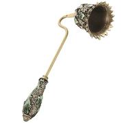 Alipis Extintor De Velas Tapón Oro Apagavelas Mecha Vela Apaga La Herramienta Vela Herramienta Apagallamas Extintor De Suministros De Aromaterapia Accesorios De Velas Metal