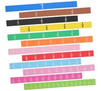 Alipis Fichas Fraccionarias Magnéticas para Material Montessori Educativo para Matemáticas de Construcción Didáctico Resistente y Seguro para Pizarras y Aprendizaje Temprano