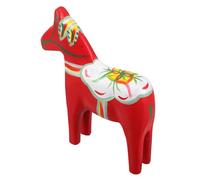 Alipis Figura de Caballo de Madera Tallada a Mano Estilo Nórdico Diseño Pintado Único, Superficie Lisa y Fácil de Limpiar para Decoración del Hogar